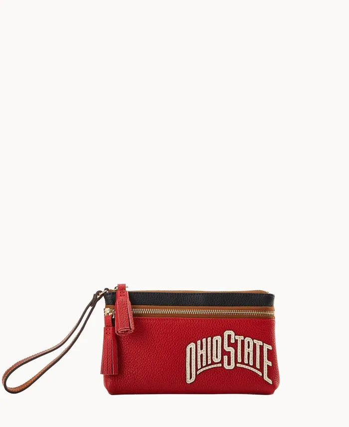 Dooney and Bourke Wallets Collegiate Ohio State Double Zip Wristlet Ohio State 8211 WomenMen Dooney and Bourke Wallets Collegiate Ohio State Double Zip Wristlet Ohio State 8211 WomenMen