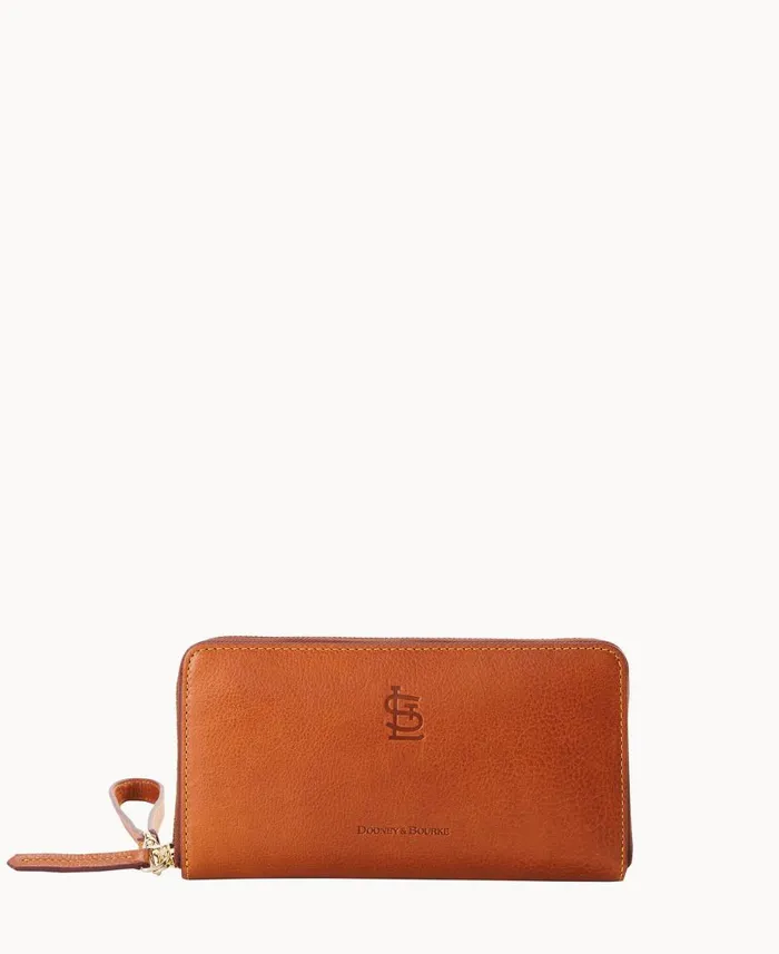 Dooney and Bourke Wallets MLB Cardinals Large Zip Around Wristlet Cardinals 8211 WomenMen Dooney and Bourke Wallets MLB Cardinals Large Zip Around Wristlet Cardinals 8211 WomenMen