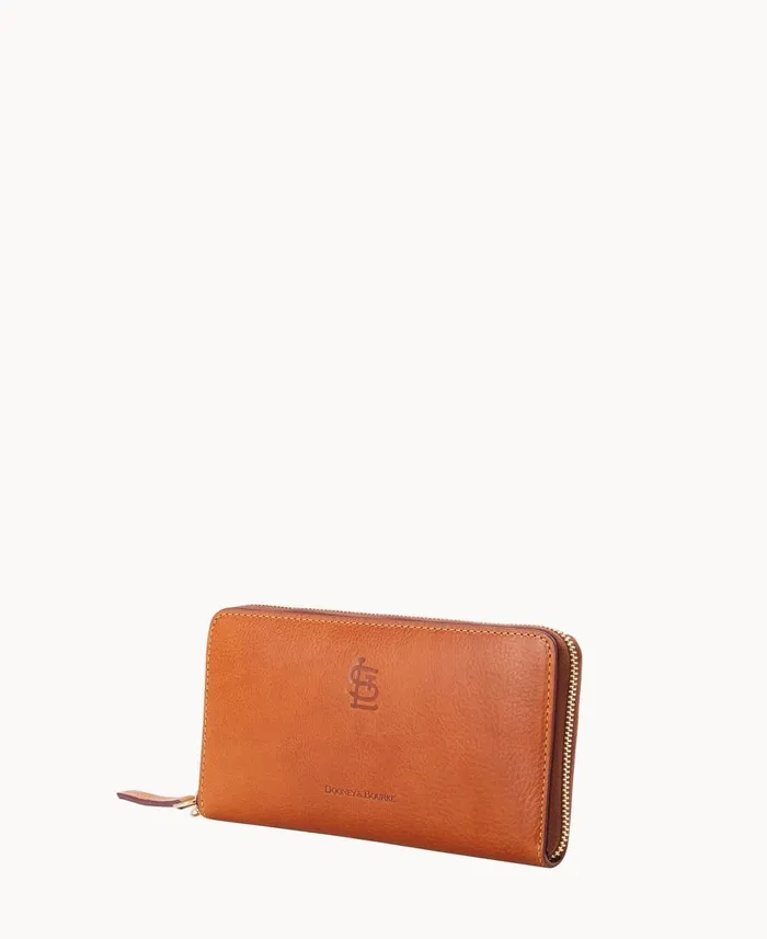 Dooney and Bourke Wallets MLB Cardinals Large Zip Around Wristlet Cardinals 8211 WomenMen Dooney and Bourke Wallets MLB Cardinals Large Zip Around Wristlet Cardinals 8211 WomenMen