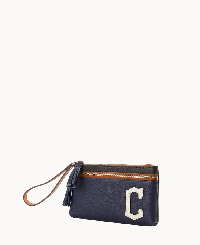 Dooney and Bourke Wallets MLB Guardians Double Zip Wristlet Guardians 8211 WomenMen Dooney and Bourke Wallets MLB Guardians Double Zip Wristlet Guardians 8211 WomenMen