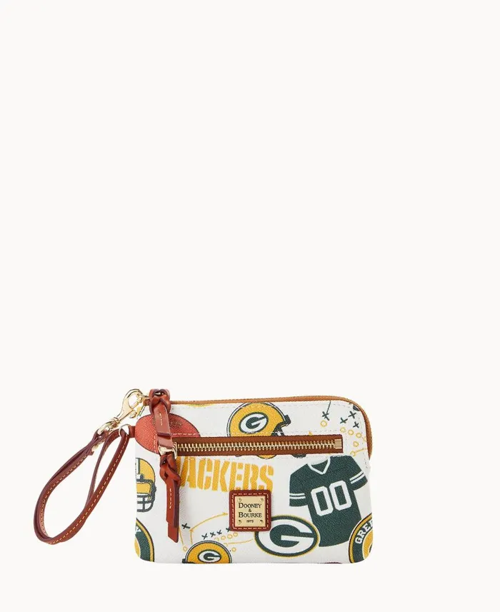 Dooney and Bourke Wallets NFL Packers Zip Around Wristlet Packers 8211 WomenMen Dooney and Bourke Wallets NFL Packers Zip Around Wristlet Packers 8211 WomenMen