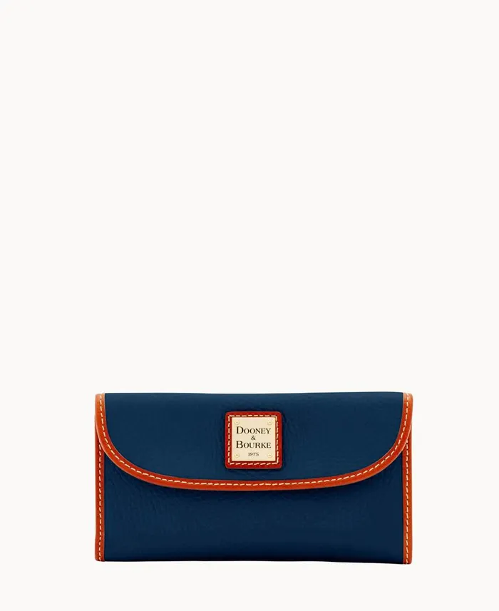 Dooney and Bourke Wallets Pebble Grain Continental Clutch Midnight Blue 8211 WomenMen Dooney and Bourke Wallets Pebble Grain Continental Clutch Midnight Blue 8211 WomenMen
