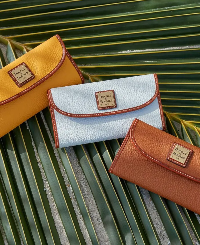 Dooney and Bourke Wallets Pebble Grain Continental Clutch Midnight Blue 8211 WomenMen Dooney and Bourke Wallets Pebble Grain Continental Clutch Midnight Blue 8211 WomenMen