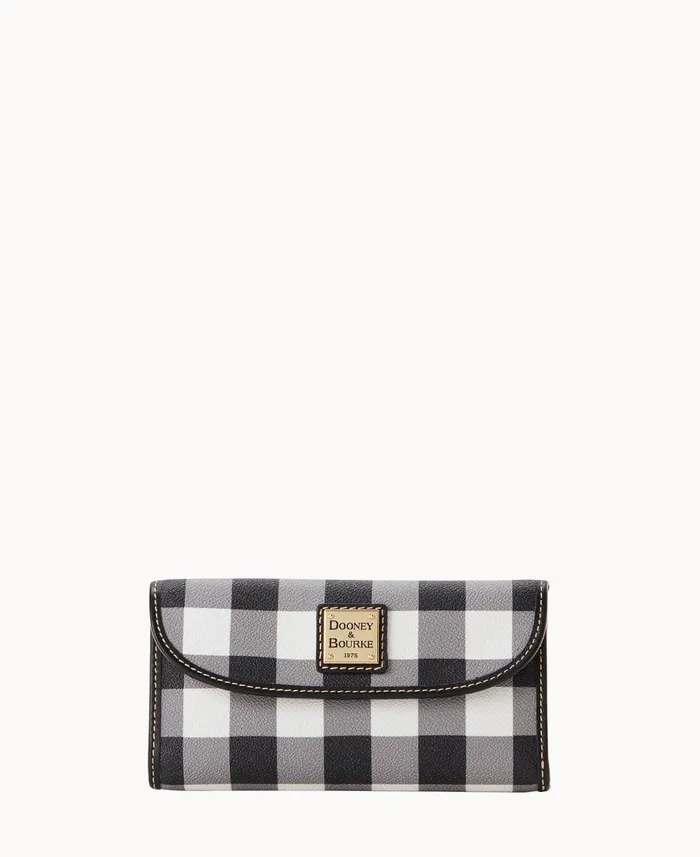 Dooney and Bourke Wallets Tucker Continental Clutch Black 8211 WomenMen