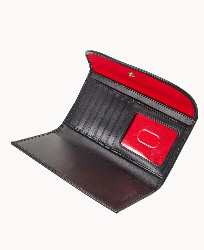 Dooney and Bourke Wallets Tucker Continental Clutch Black 8211 WomenMen