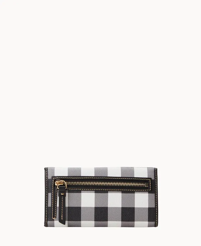 Dooney and Bourke Wallets Tucker Continental Clutch Black 8211 WomenMen