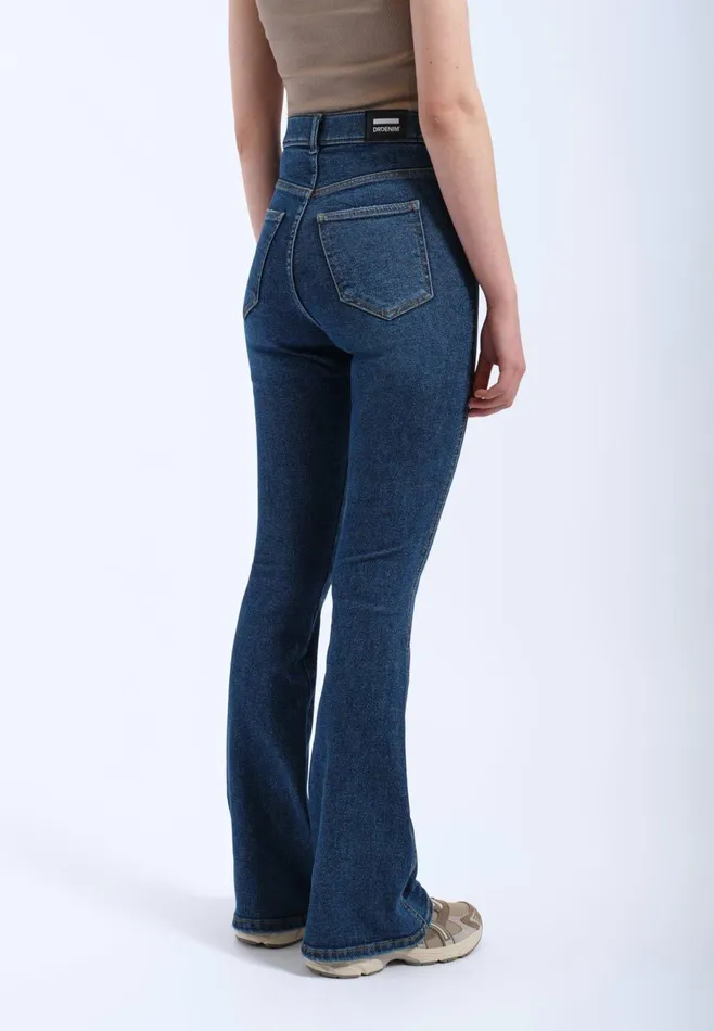 Dr Denim Flare and Bootcut Women Moxy Flare 8211 Cape Dark Used Cape Dark Used