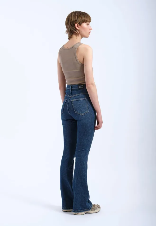 Dr Denim Flare and Bootcut Women Moxy Flare 8211 Cape Dark Used Cape Dark Used