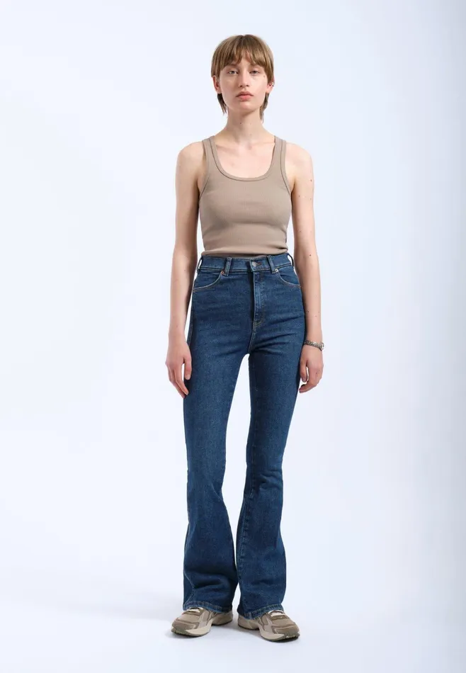 Dr Denim Flare and Bootcut Women Moxy Flare 8211 Cape Dark Used Cape Dark Used