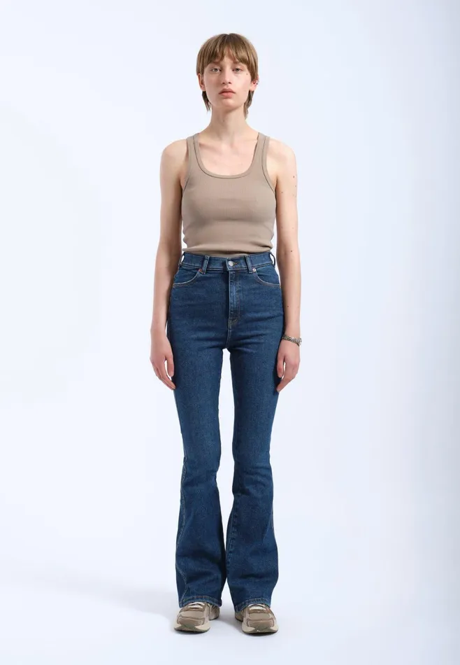 Dr Denim Flare and Bootcut Women Moxy Flare 8211 Cape Dark Used Cape Dark Used