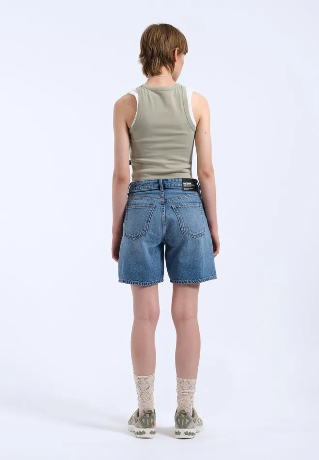 Dr Denim Shorts Women Arch Shorts 8211 Bay Sky Used Bay Sky Used