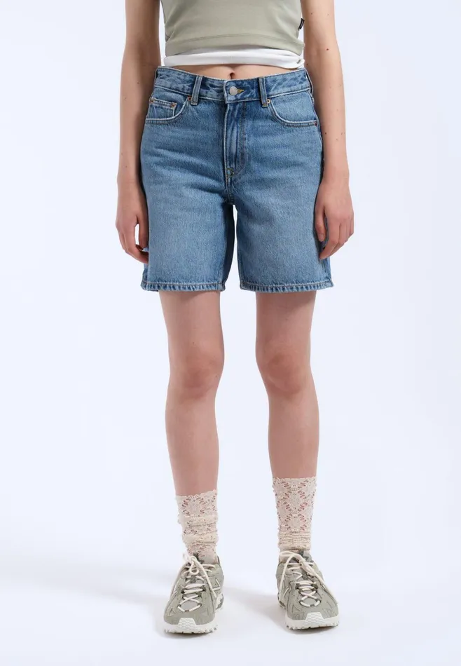 Dr Denim Shorts Women Arch Shorts 8211 Bay Sky Used Bay Sky Used