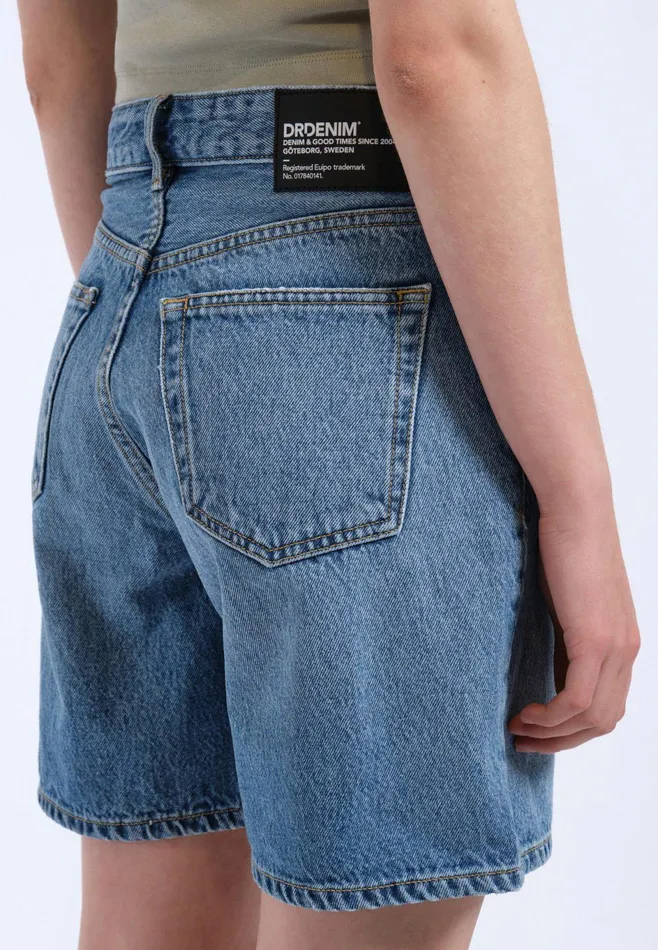 Dr Denim Shorts Women Arch Shorts 8211 Bay Sky Used Bay Sky Used