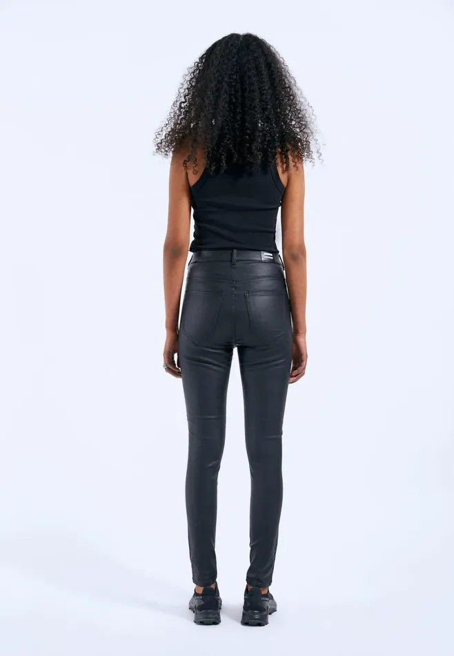 Dr Denim Super Skinny Women Moxy 8211 Black Metal Black Metal