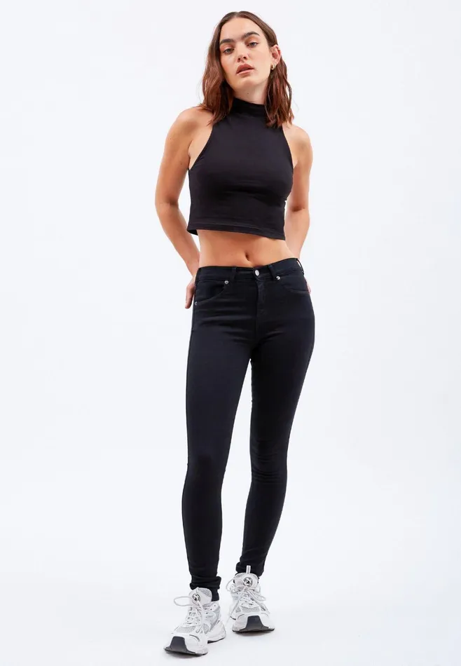 Dr Denim TallPetitePlus Women LEXY PETITE 8211 BLACK Black