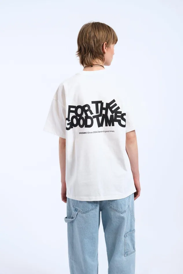 Dr Denim Tees and Longsleeves Men Trooper Tee 8211 Off White The Good TImes Off White The Good Times Dr Denim Tees and Longsleeves Men Trooper Tee 8211 Off White The Good TImes Off White The Good Times