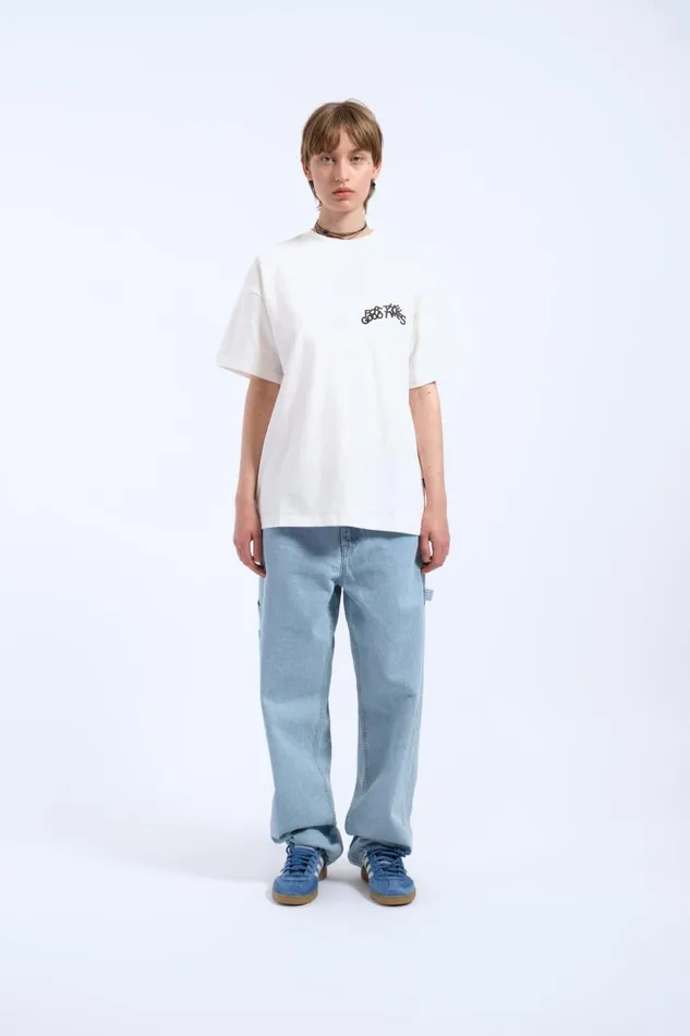 Dr Denim Tees and Longsleeves Men Trooper Tee 8211 Off White The Good TImes Off White The Good Times