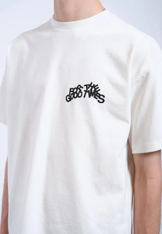 Dr Denim Tees and Longsleeves Men Trooper Tee 8211 Off White The Good TImes Off White The Good Times