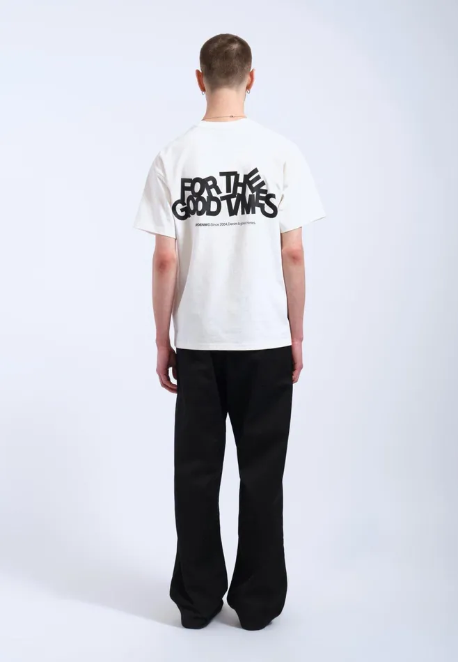 Dr Denim Tees and Longsleeves Men Trooper Tee 8211 Off White The Good TImes Off White The Good Times