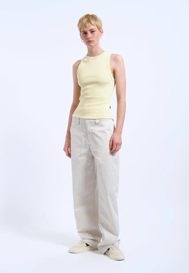 Dr Denim Tees and Tanks Women Etta Top 8211 Light Yellow Light Yellow