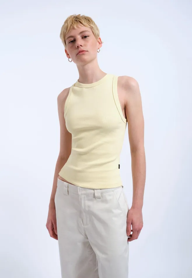 Dr Denim Tees and Tanks Women Etta Top 8211 Light Yellow Light Yellow
