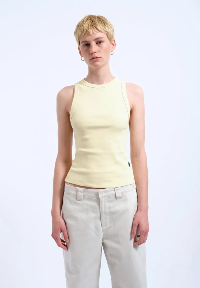 Dr Denim Tees and Tanks Women Etta Top 8211 Light Yellow Light Yellow