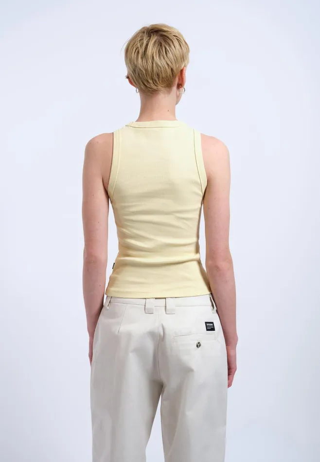 Dr Denim Tees and Tanks Women Etta Top 8211 Light Yellow Light Yellow