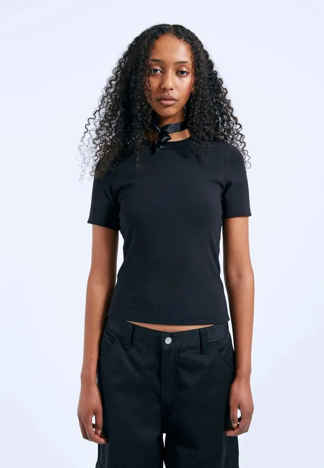 Dr Denim Tees and Tanks Women Kenna Top 8211 Black Black