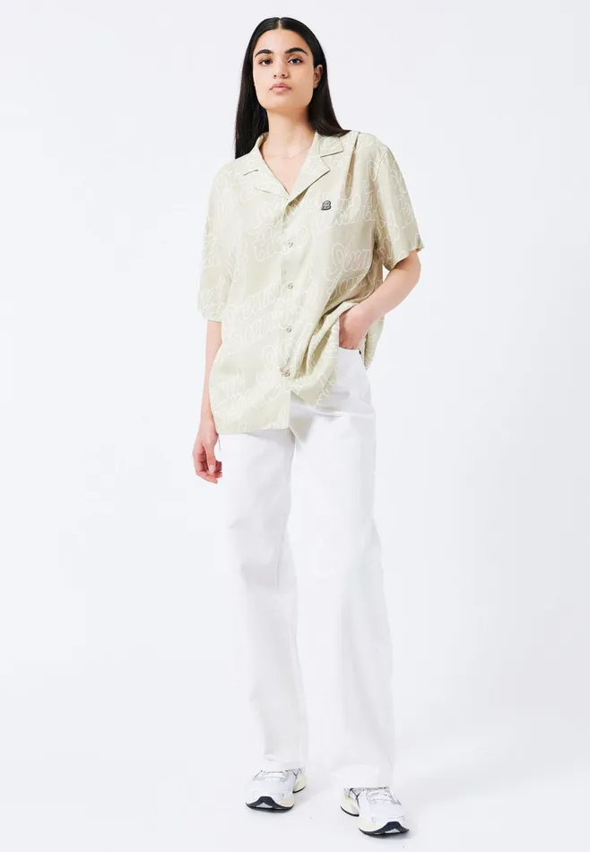 Dr Denim Wide Women Donna 8211 White White