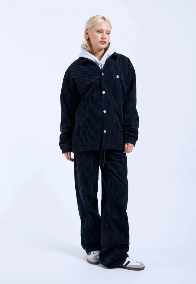 Dr Denim Wide Women Hill 8211 Navy Cord Navy Cord