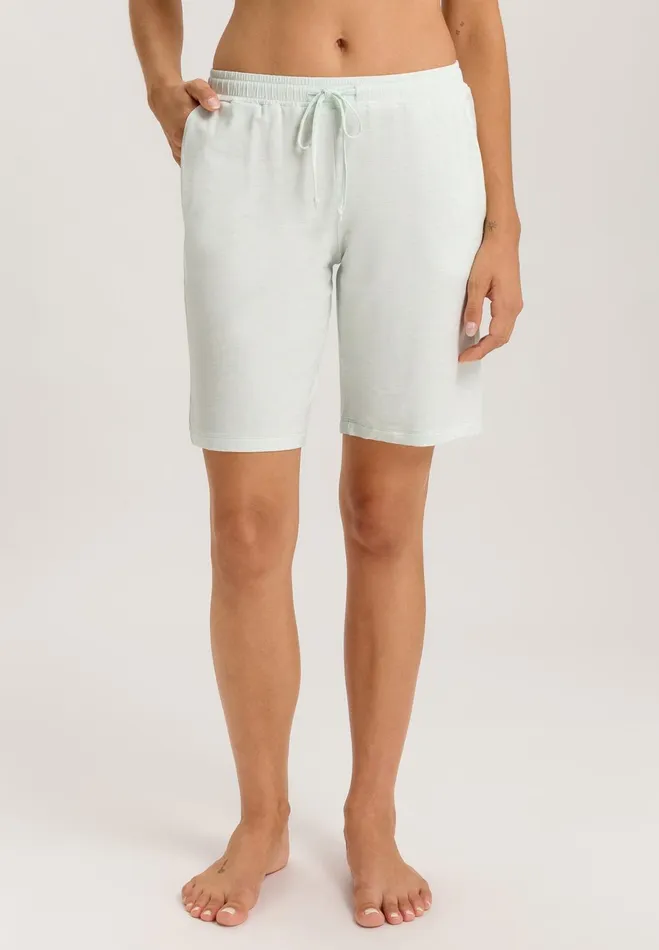 Drawstring Lounge Shorts Vapor Melange Women HANRO Pajama Bottoms