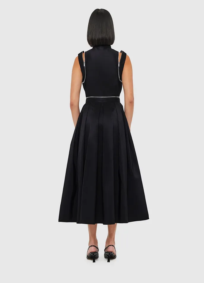 Dresses and Jumpsuits Edie Midi Dress 8211 Ebony LEO LIN Women