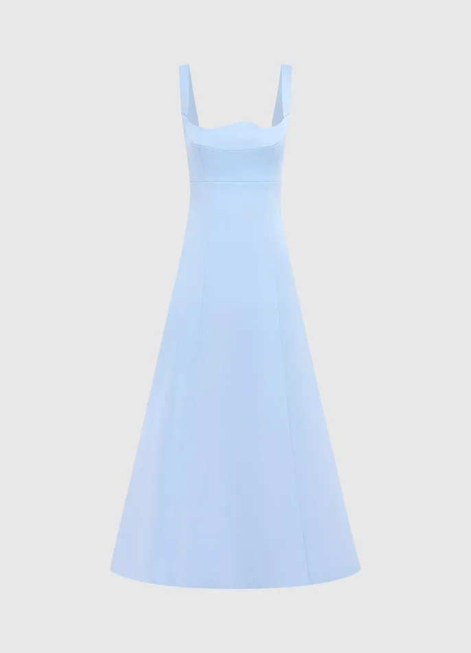 Dresses and Jumpsuits LEO LIN Women Odette Midi Dress 8211 Sky Blue