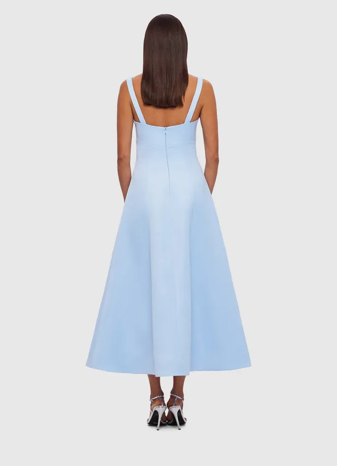 Dresses and Jumpsuits LEO LIN Women Odette Midi Dress 8211 Sky Blue