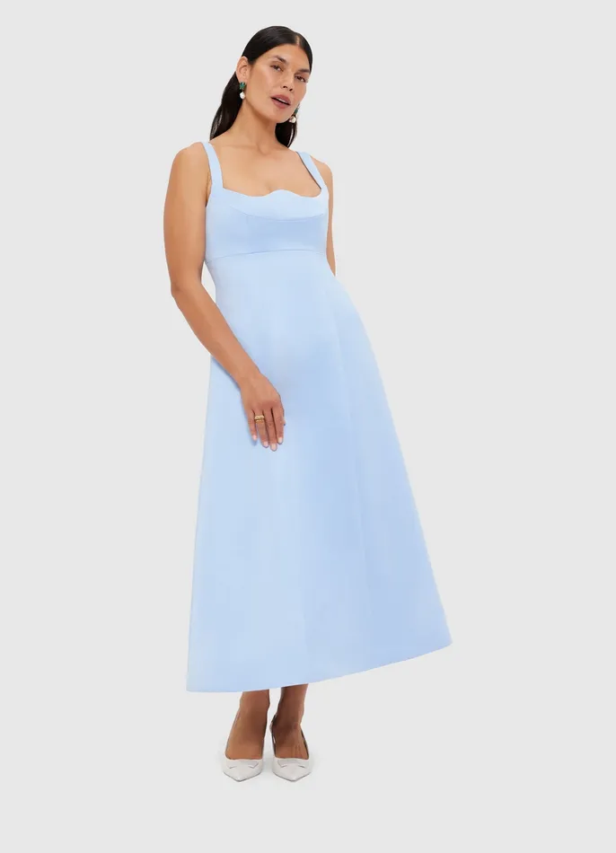 Dresses and Jumpsuits LEO LIN Women Odette Midi Dress 8211 Sky Blue