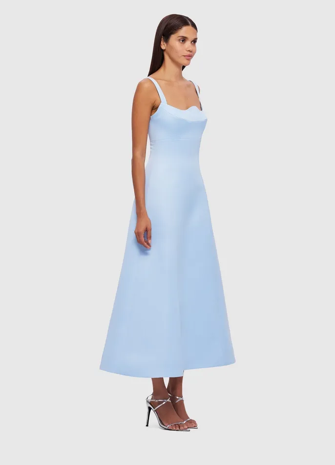 Dresses and Jumpsuits LEO LIN Women Odette Midi Dress 8211 Sky Blue