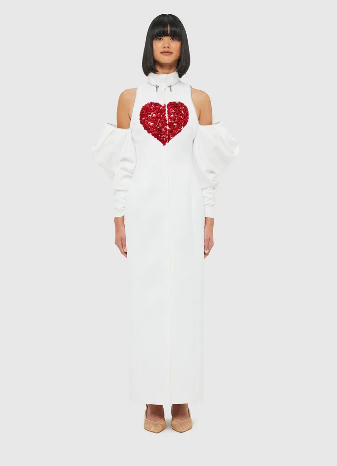Dresses and Jumpsuits Lucille Maxi Dress 8211 Snow 8211 LEO LIN Women