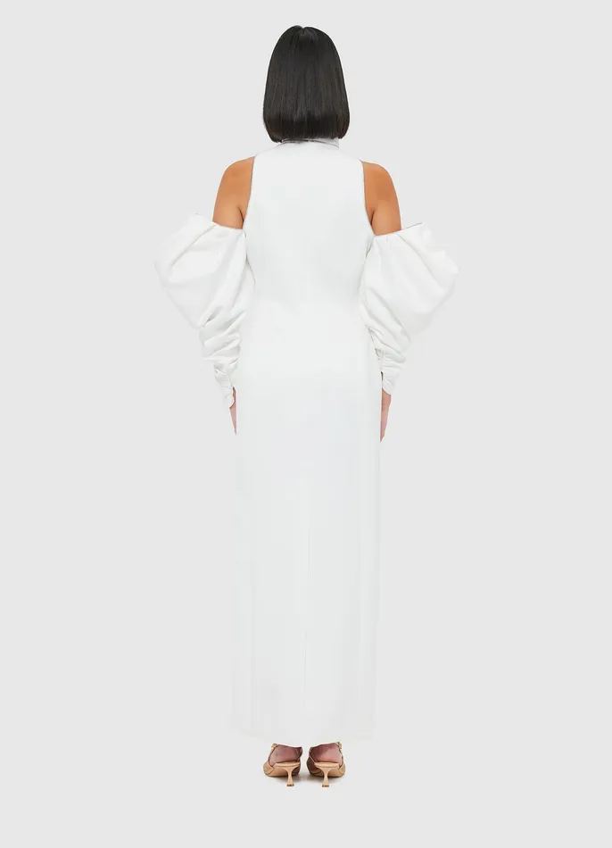Dresses and Jumpsuits Lucille Maxi Dress 8211 Snow 8211 LEO LIN Women