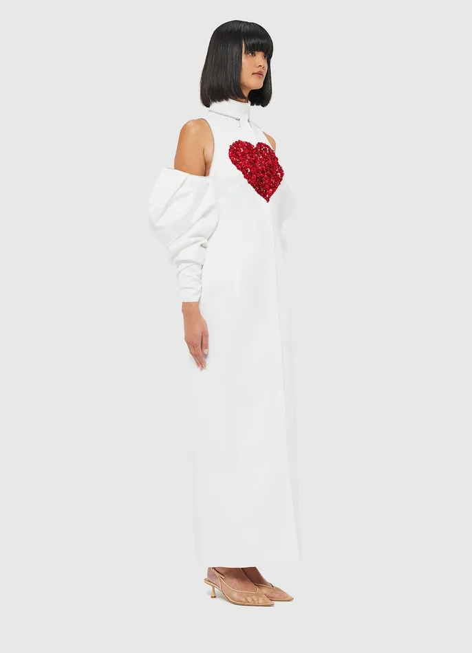 Dresses and Jumpsuits Lucille Maxi Dress 8211 Snow 8211 LEO LIN Women