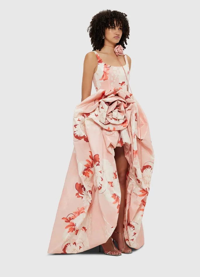 Dresses and Jumpsuits Women LEO LIN Illiana Rose Gown 8211 Peony Print