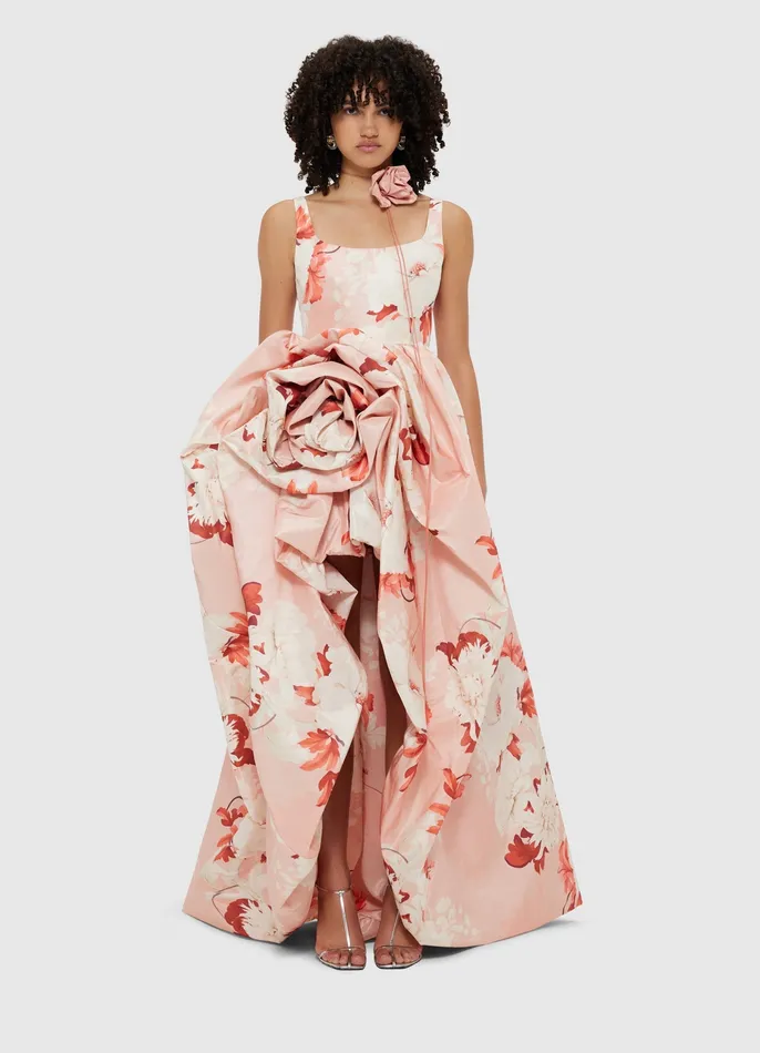 Dresses and Jumpsuits Women LEO LIN Illiana Rose Gown 8211 Peony Print