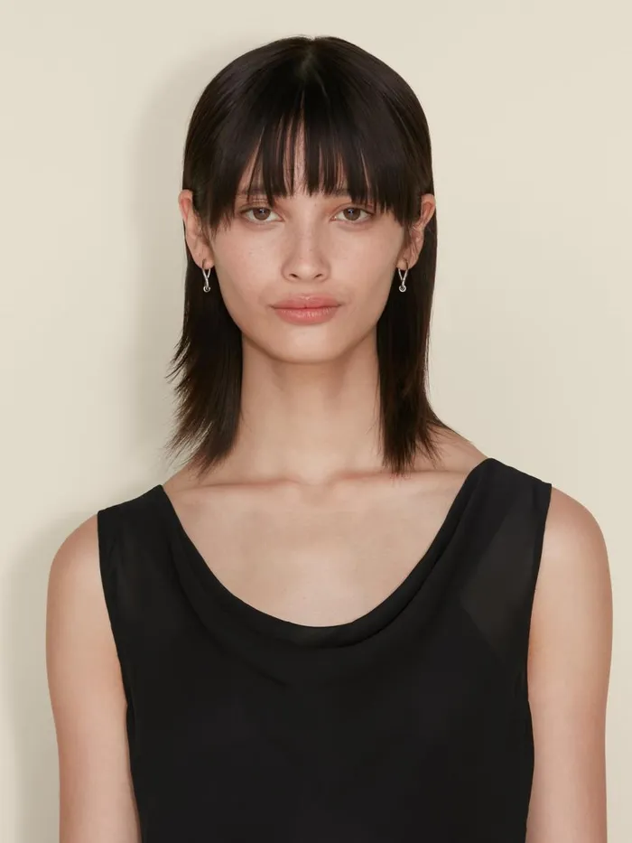 Dresses and Skirts Women Holzweiler Ditte Chiffon Dress Black