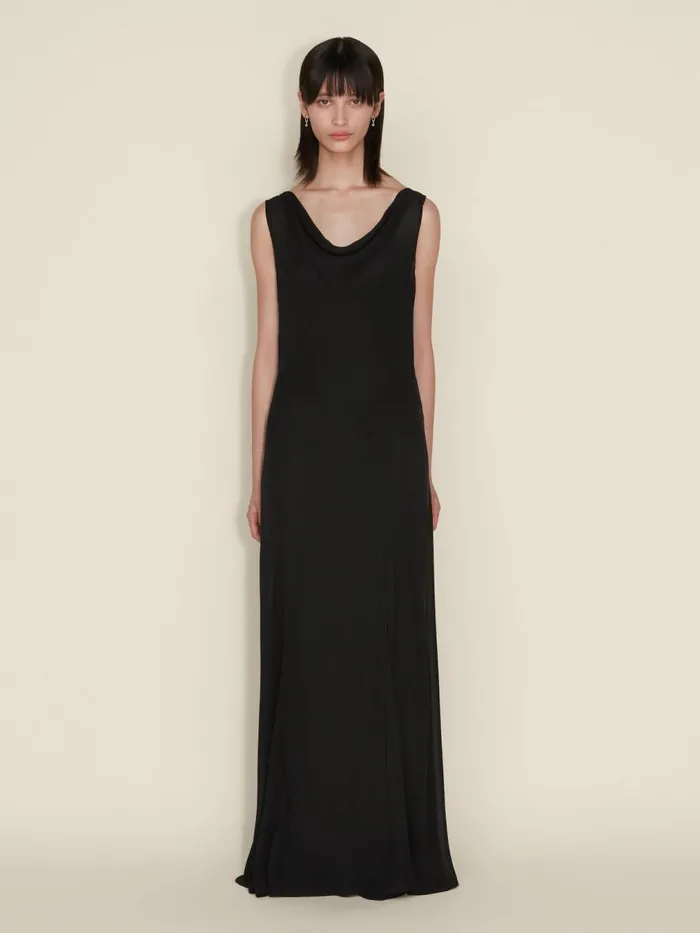 Dresses and Skirts Women Holzweiler Ditte Chiffon Dress Black
