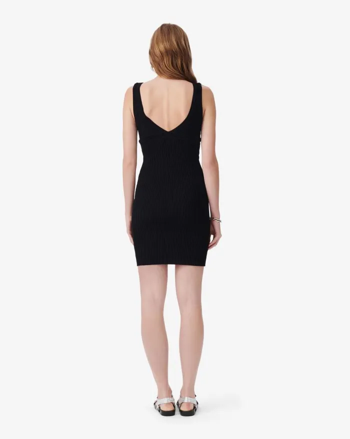Dresses Women IRO NAURIA SHORT VNECK CUTOUT DRESS