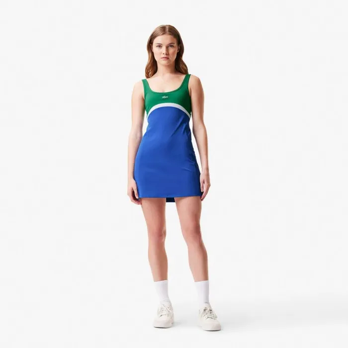 Dresses Women Lacoste Women039s Lacoste X Bandier All Motion Colorblock Dress Blue Siy Dresses Women Lacoste Women039s Lacoste X Bandier All Motion Colorblock Dress Blue Siy