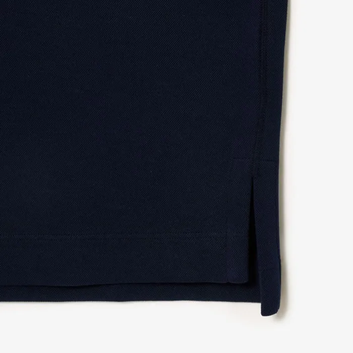 Dresses Women Lacoste Women039s Piqu Hoodie Dress Navy Blue 166