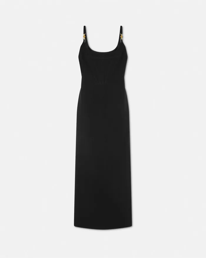 Dresses Women Versace Medusa 03995 Corset Gown Black