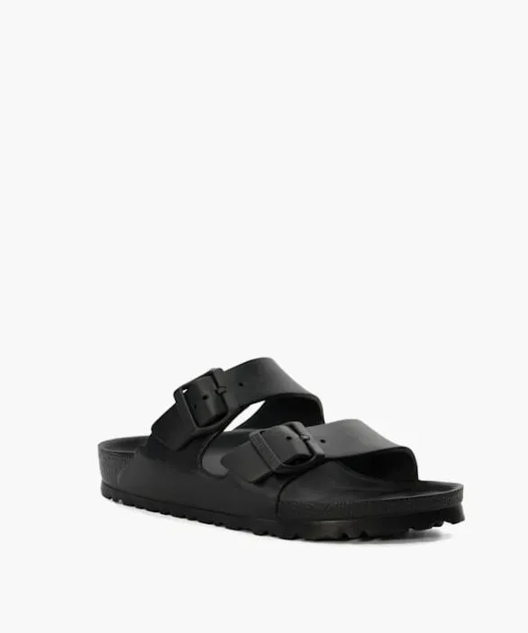 Dune London Black Sandals Women Arizona Eva Lad Black Casual DoubleStrap Sliders White