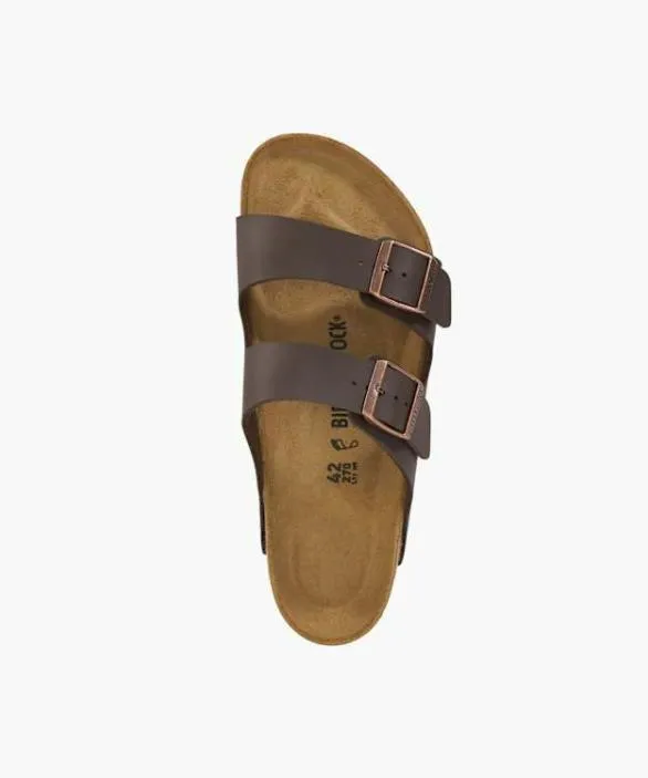 Dune London Casual Sandals Men Arizona Bf Dark Brown BirkoFlor Arizona Two Strap Sandals Brown