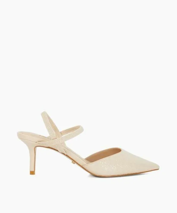 Dune London Court Shoes Women Classical Ecru Stiletto Heeled Courts Neutral